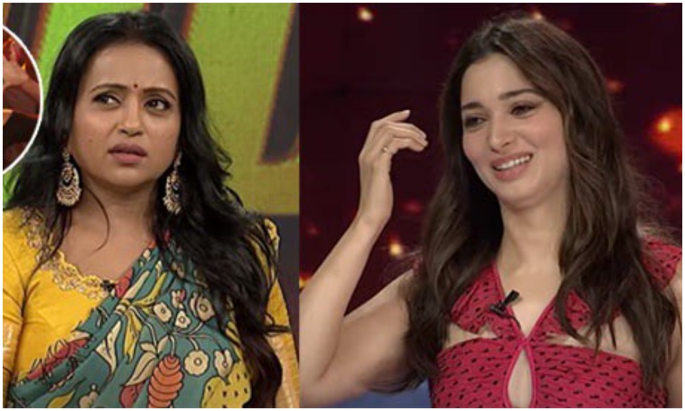 ఆపాట నాదికాదంటూ సుమకి పంచ్ వేసిన మిల్కీ బ్యూటీ..!