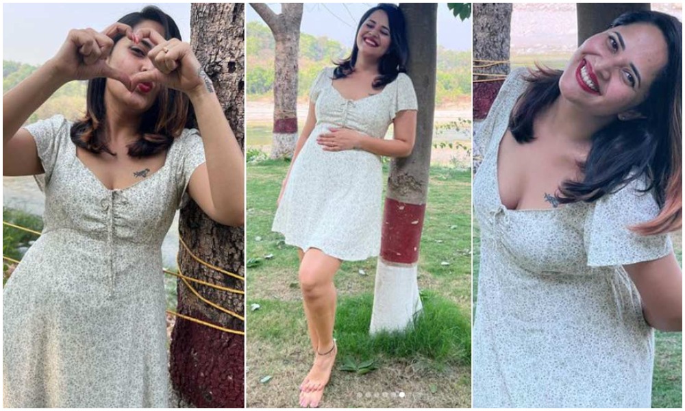 పొట్టి గౌనులో క్లీవేజ్ షోతో పిచ్చెక్కిస్తున్న అనసూయ.. ఫోటోలు వైరల్!