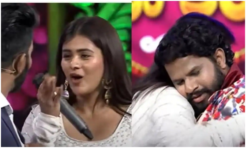 హైపర్ ఆదికి హగ్.. సుధీర్ కి కిస్ ఇచ్చిన హీరోయిన్.. ఎవరో తెలుసా..?