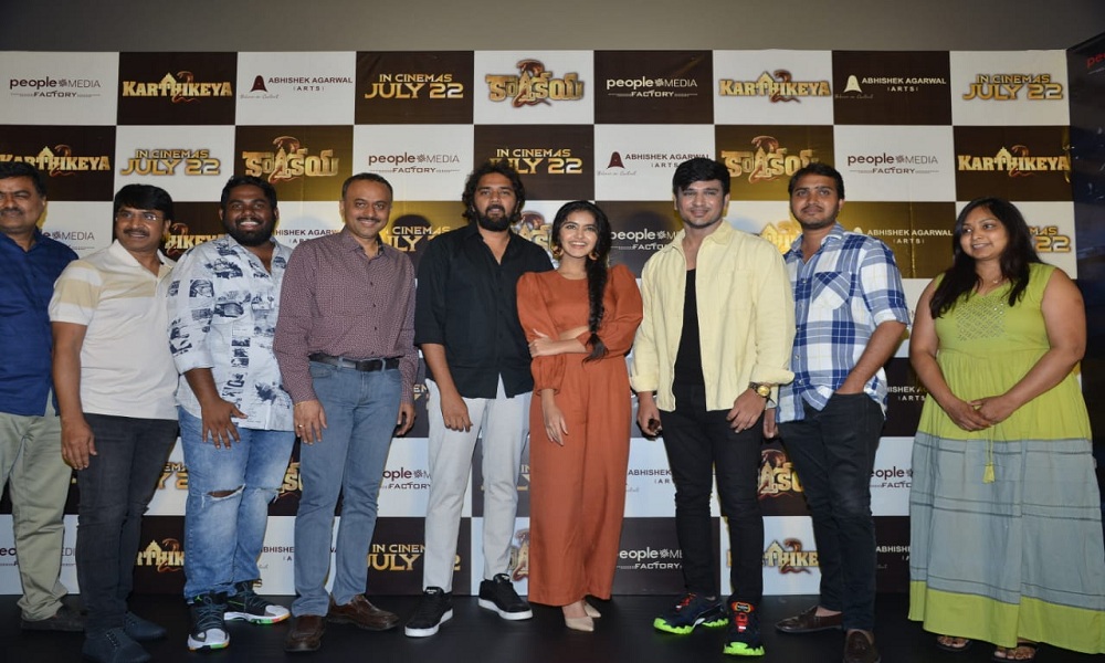 అద్భుతమైన విజువల్స్, అదిరిపోయే థ్రిల్లింగ్ ఎలిమెంట్స్‌తో ఆకట్టుకుంటున్న నిఖిల్ ‘కార్తికేయ 2’ ట్రైలర్