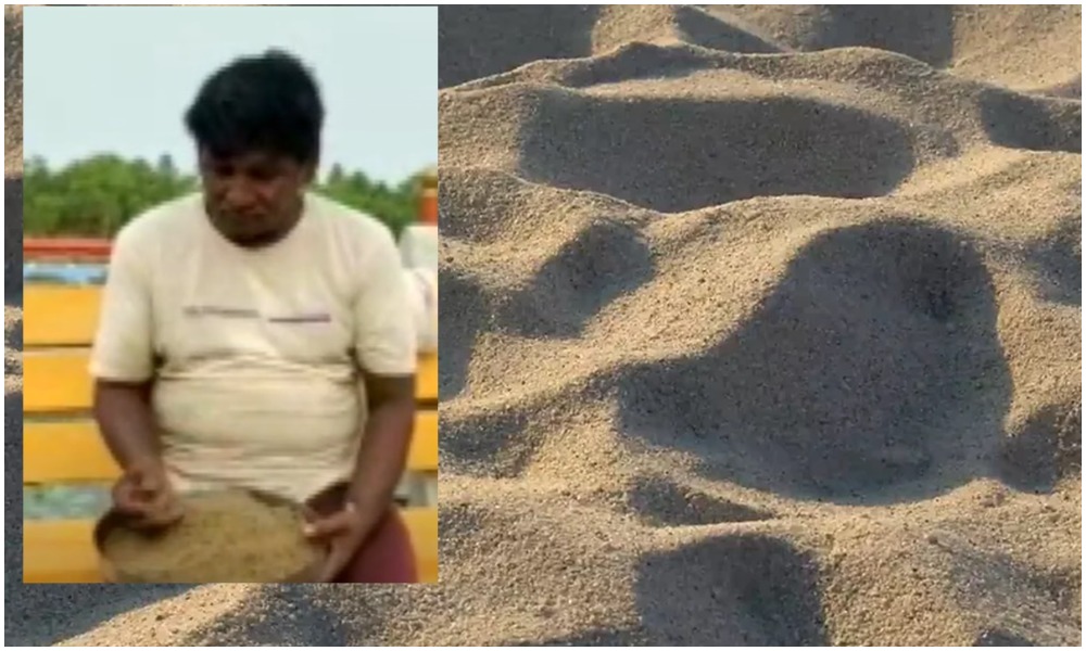 అతడు 40 ఏళ్లుగా ఇసుక తింటున్నాడట..