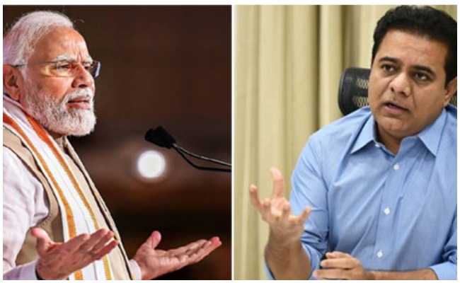 ప్రధాని నరేంద్ర మోదీని ట్విట్టర్ ద్వారా డిమాండ్ చేసిన కేటీఆర్..