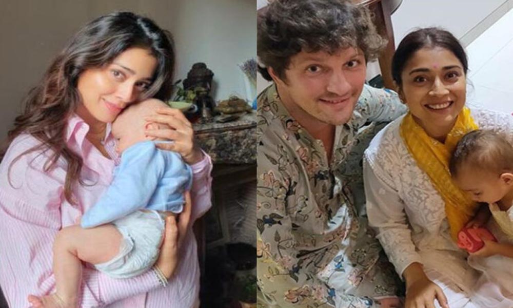 కూతురు రాధకి చెవులు కుట్టించిన శ్రియా.. వైరల్ అవుతున్న ఫోటోలు…!