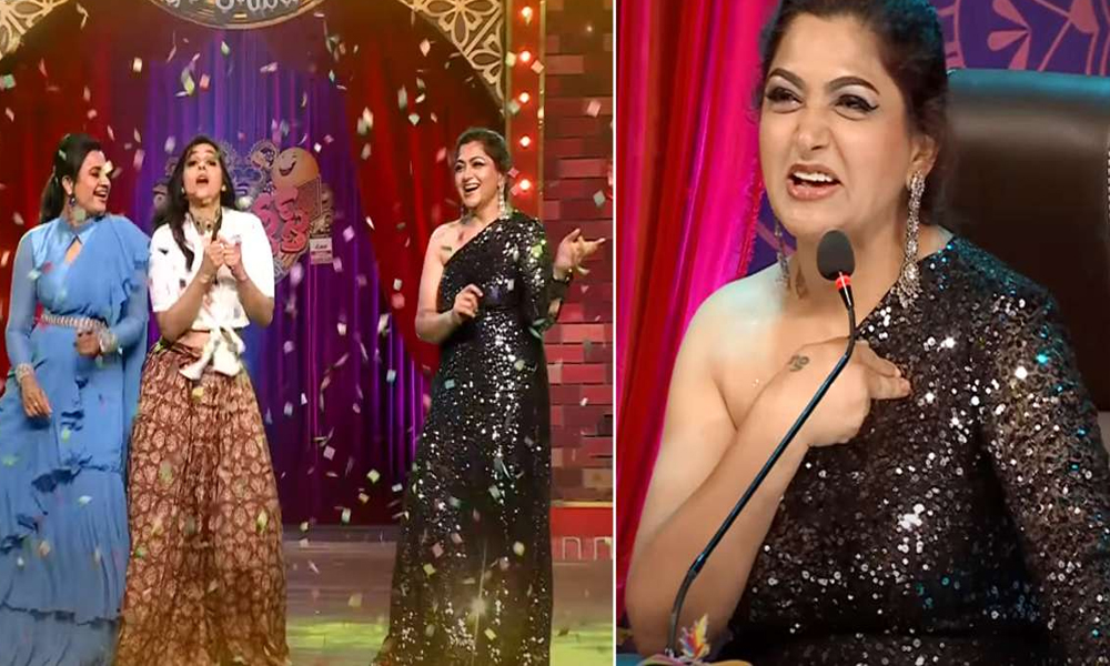 జబర్దస్త్‌లో సందడి చేసిన కుష్బూ.. వచ్చి రాగానే ఆ కమెడియన్ కి స్ట్రాంగ్ కౌంటర్?