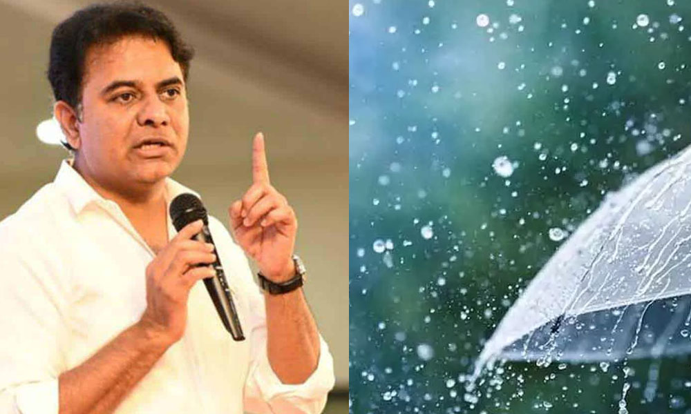 వరద ప్రభావిత ప్రాంతాల్లో సహాయక చర్యలు వేగవంతంగా చేయాలని ఆదేశించిన మంత్రి కేటీఆర్..!