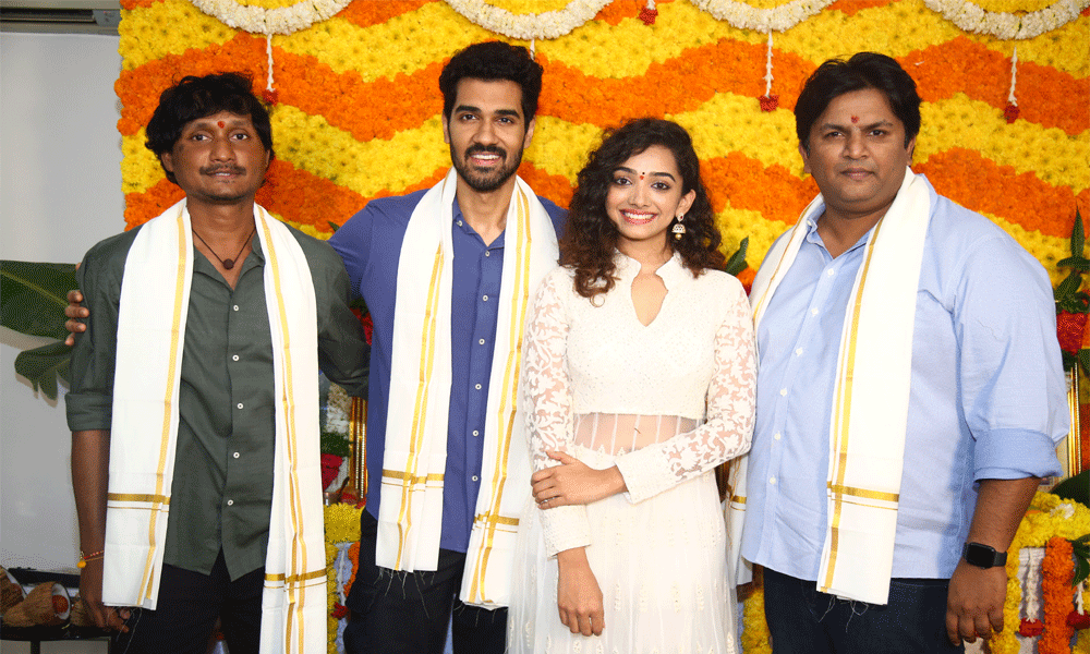 శ్రీ అభిషేక్ పిక్చర్స్- అభిషేక్ నామా- సంతోష్ కట- సంగీత్ శోభన్ నూతన చిత్రం ‘ప్రేమ విమానం’ గ్రాండ్ గా ప్రారంభం