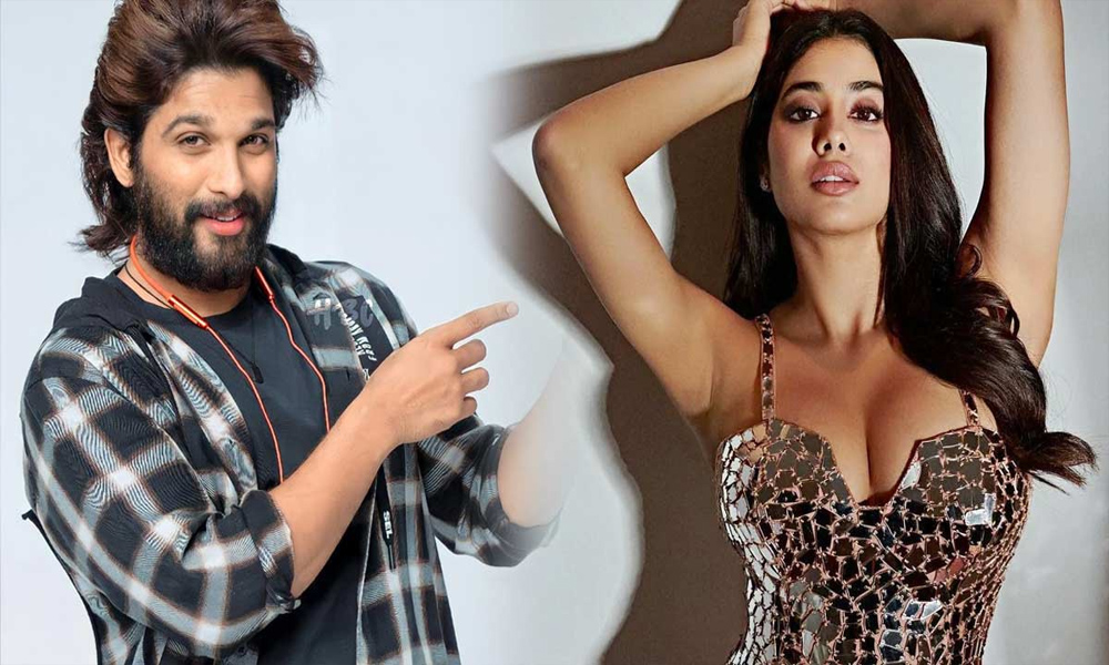 అల్లు అర్జున్ రేంజ్ అదీ.. బన్నీపై ప్రశంసలు కురిపించిన జాన్వీ కపూర్!