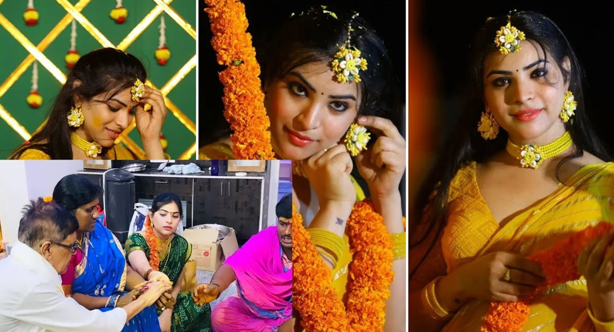 పెళ్లి పీటలు ఎక్కబోతున్న బిగ్ బాస్-5 బ్యూటీ ప్రియాంక.. హల్ది ఫోటోలు వైరల్!