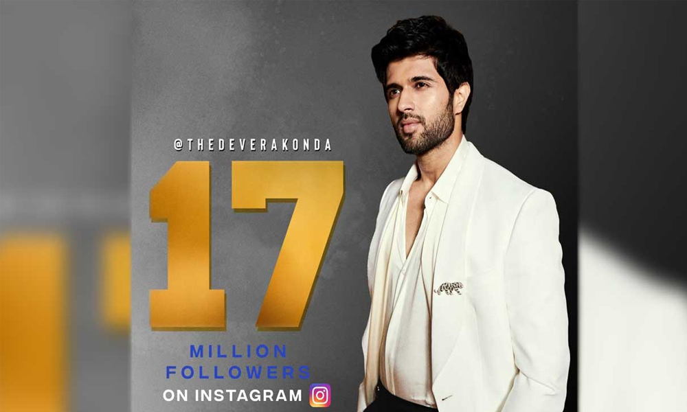 ఇంస్టాగ్రామ్ లో దూకుడు ప్రదర్శిస్తున్న రౌడీ హీరో… ఏకంగా 17 మిలియన్ ఫాలోవర్స్?