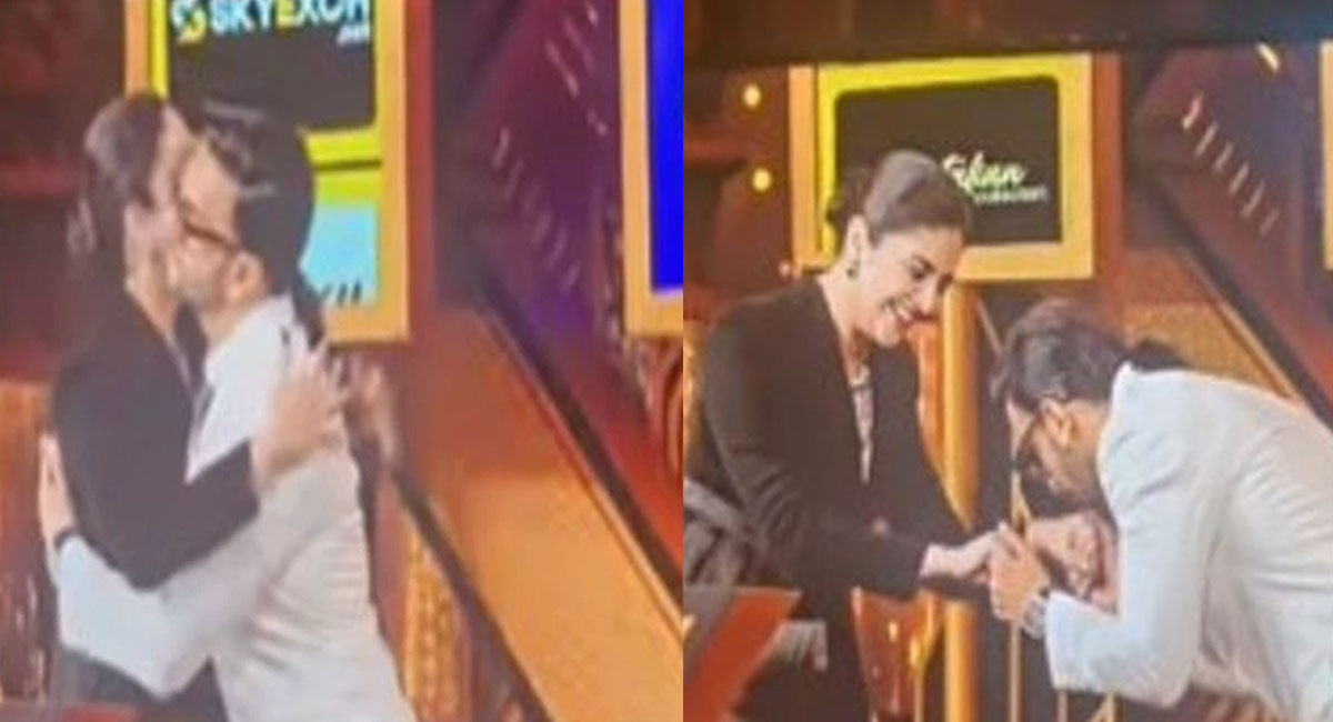 శ్రీముఖిని ముద్దులతో ముంచెత్తిన రణవీర్ సింగ్.. ఉబ్బి తబ్బవుతున్న రాములమ్మ…!