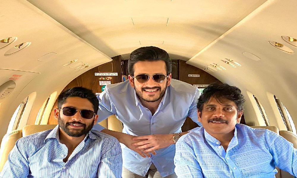 ‘ది ఘోస్ట్’- గ్రాండ్ పబ్లిక్ ఈవెంట్ కి హాజరుకానున్న నాగ చైతన్య, అఖిల్