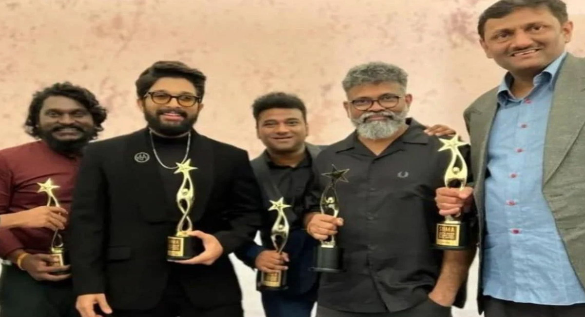 సైమా అవార్డ్స్ లో పుష్ప సినిమాకి అవార్డుల వెల్లువ.. ఎన్ని అవార్డ్స్ దక్కించుకుందంటే?