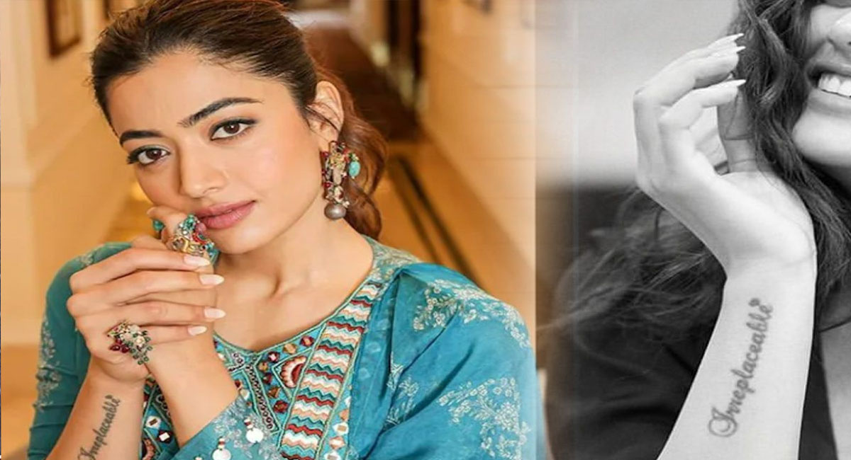 రష్మిక చేతి పై ఉన్న టాటూకి అర్థం ఏంటో తెలుసా?