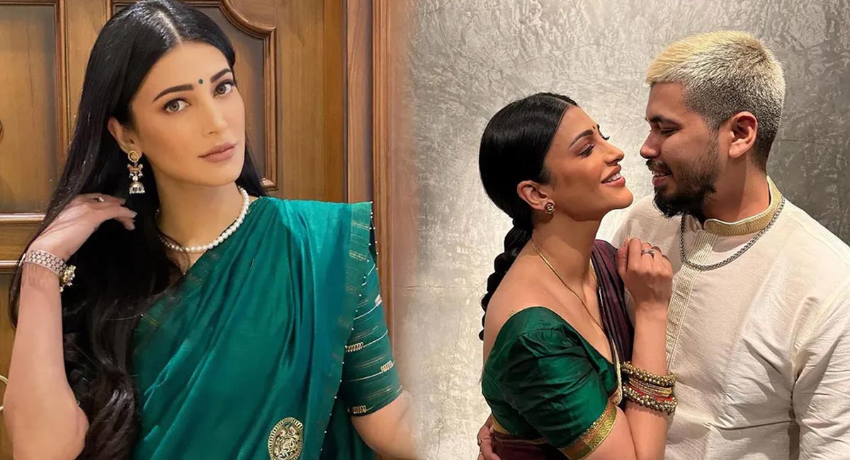 ప్రియుడితో కలిసి రచ్చ చేసిన శృతిహాసన్.. వీడియో!