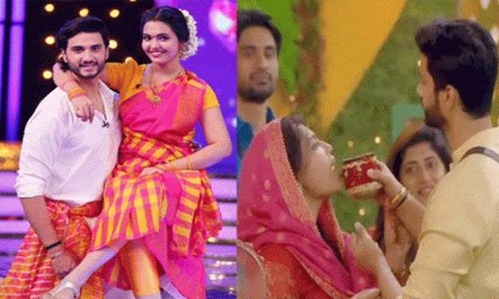 బిగ్ బాస్ హౌస్ లో కర్వా చౌత్ చేసుకున్న రోహిత్ మెరీనా?