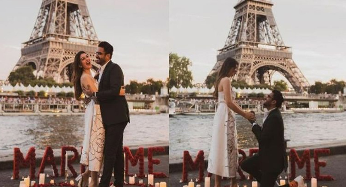 ఈఫిల్ టవర్ సాక్షిగా హన్సికకు ప్రపోజ్ చేసిన ప్రియుడు.. వైరల్ అవుతున్న ఫోటోలు?
