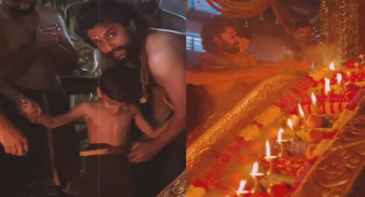 అయ్యప్ప మాల ధరించి శబరిమల కొండకు ఇరుముడితో వెళ్లిన హీరో నాని?