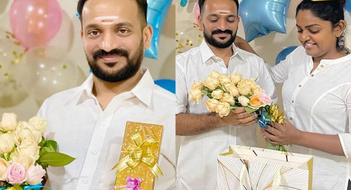 ఘనంగా భర్తకు పుట్టినరోజు వేడుకలు చేసిన కార్తీకదీపం వంటలక్క.. ఫోటోలు వైరల్!