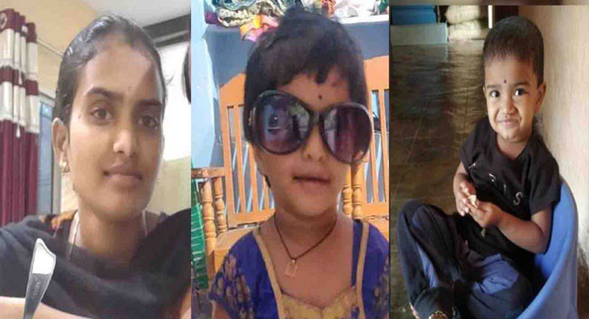 కుటుంబ కలహాలతో అభం శుభం తెలియని చిన్నారులతో సహా ప్రాణాలు తీసుకున్న తల్లి…!