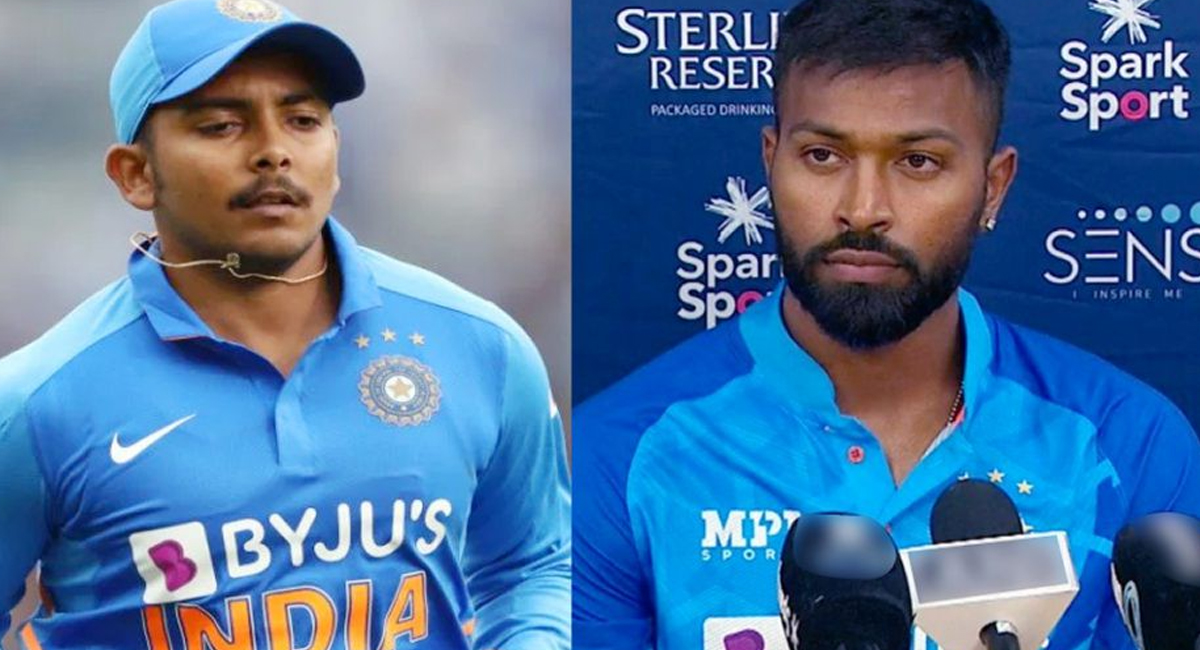 టీ 20 ఓపెనర్లను ప్రకటించిన హార్దిక్ పాండే… పృద్విషా ఆగాల్సిందేనా?