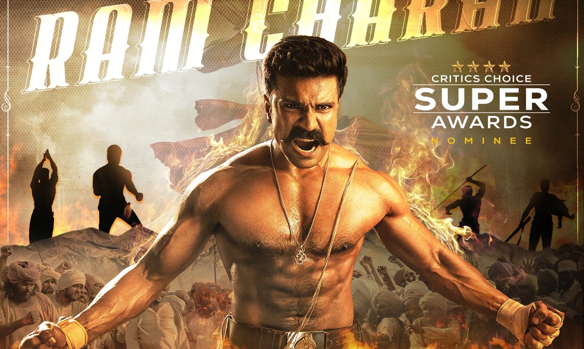 రామ్ చరణ్ కు క్రిటిక్ ఛాయిస్ సూపర్ అవార్డుల్లో నామినేషన్