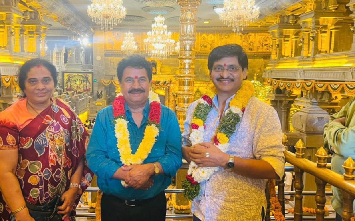 యాదాద్రీశుడి సన్నిధిలో ‘ఆర్గానిక్‌ మామ హైబ్రీడ్‌ అల్లుడు’ దర్శకనిర్మాతలు!