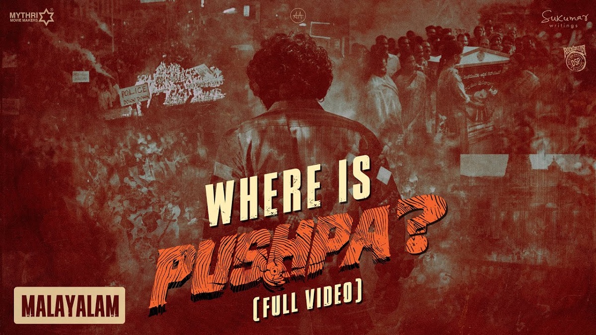 పులి రెండు అడుగులు వెనక్కి వేసిందంటే పుష్ప వచ్చినట్లే