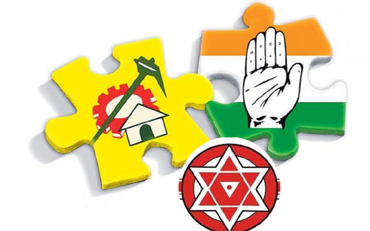 తెరపైకి కొత్త రాజకీయం… కాంగ్రెస్ + టీడీపీ + జనసేన!