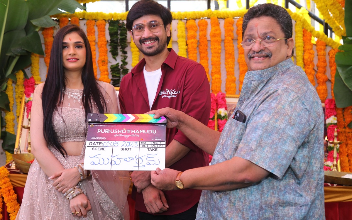 రాజ్‌తరుణ్‌ హీరోగా పురుషోత్తముడు చిత్రం ఘనంగా ప్రారంభం.