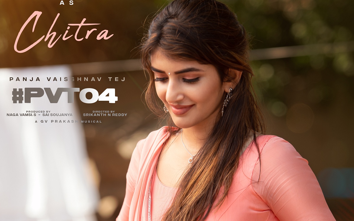 వైష్ణవ్ తేజ్ ‘PVT04’లో అందాల ‘చిత్ర’ గా అలరించనున్న శ్రీలీల