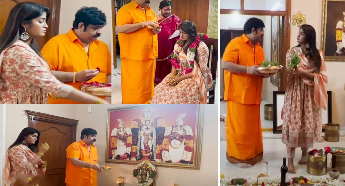 అతనితో కలిసి డింపుల్ హయాతి ప్రత్యేక పూజలు..