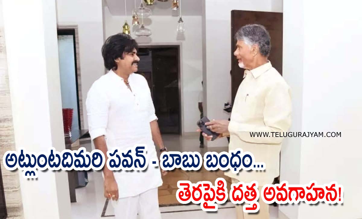 అట్లుంటదిమరి పవన్ – బాబు బంధం… తెరపైకి దత్త అవగాహన!