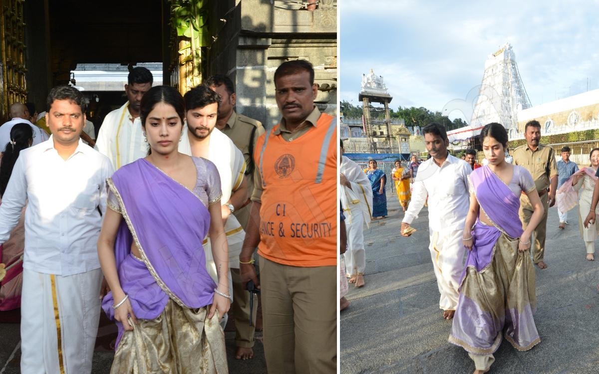 శ్రీవారిని దర్శించుకున్న జాన్వీ కపూర్‌!