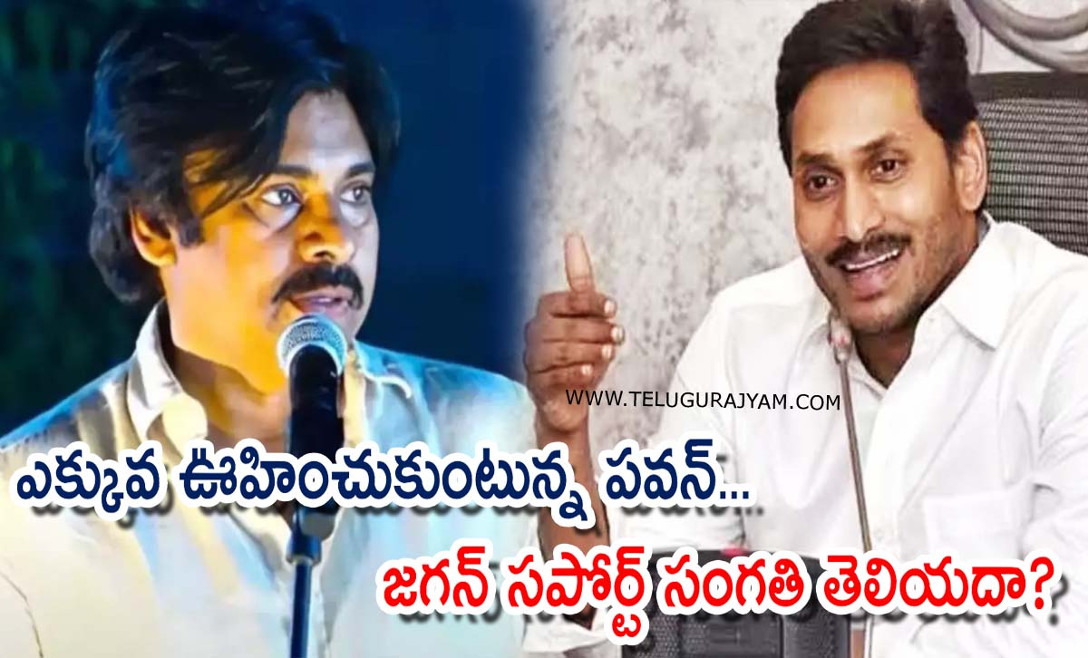 ఎక్కువ ఊహించుకుంటున్న పవన్… జగన్ సపోర్ట్ సంగతి తెలియదా?