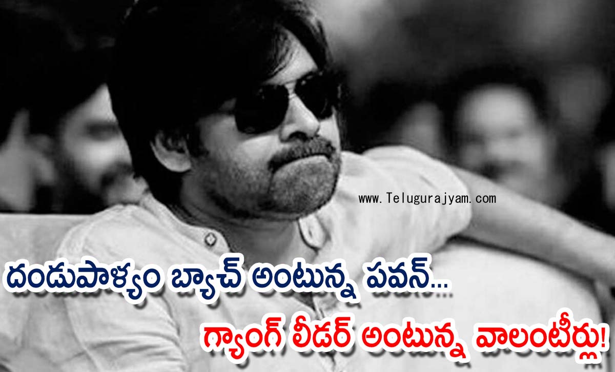 దండుపాళ్యం బ్యాచ్ అంటున్న పవన్… గ్యాంగ్ లీడర్ అంటున్న వాలంటీర్లు!