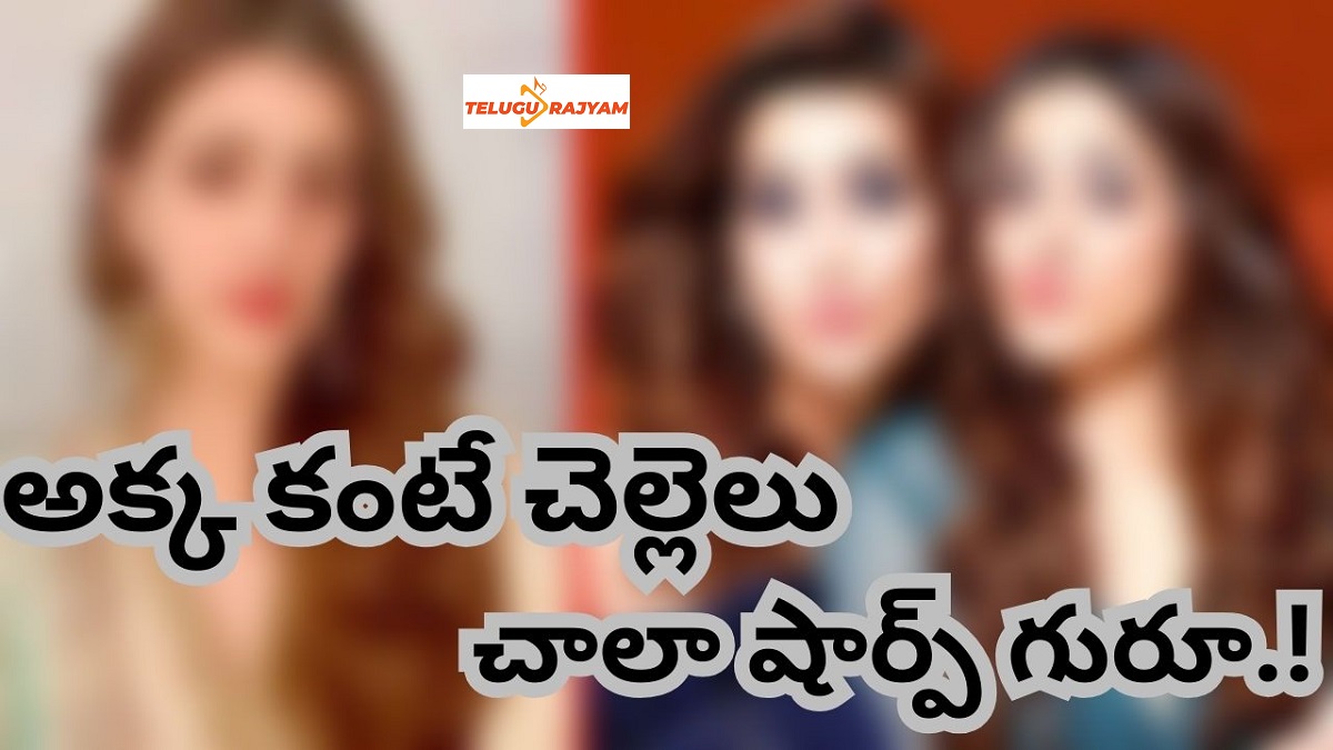 అక్క కంటే చెల్లెలు చాలా షార్ప్ గురూ.!