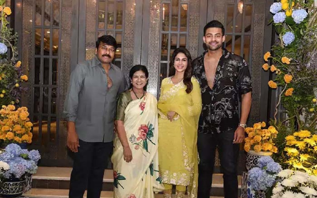 ప్రీ వెడ్డింగ్‌ సెలబ్రేషన్స్‌లో చిరంజీవి,సురేఖ దంపతులు!