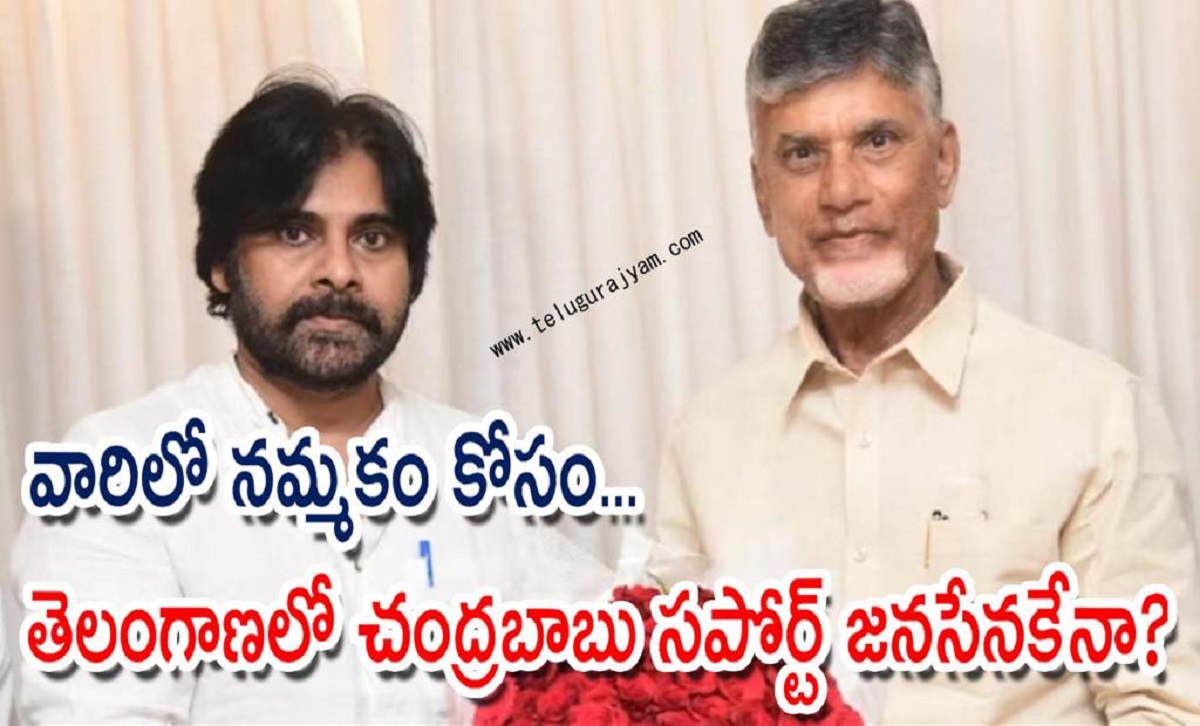 వారిలో నమ్మకం కోసం… తెలంగాణలో చంద్రబాబు సపోర్ట్ జనసేనకేనా?
