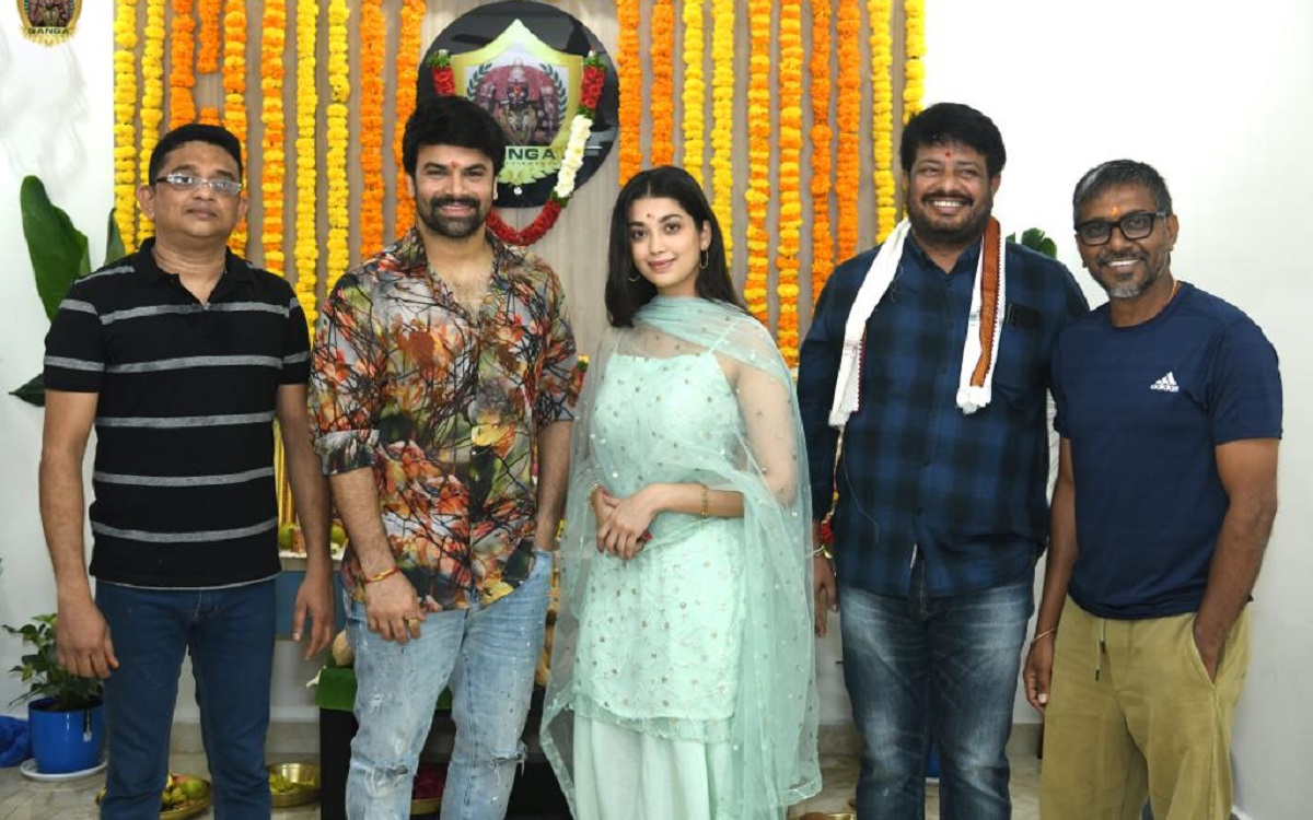 పూజా కార్యక్రమాలతో అశ్విన్ బాబు హీరోగా గంగ ప్రొడక్షన్ నంబర్ 1 ప్రారంభం