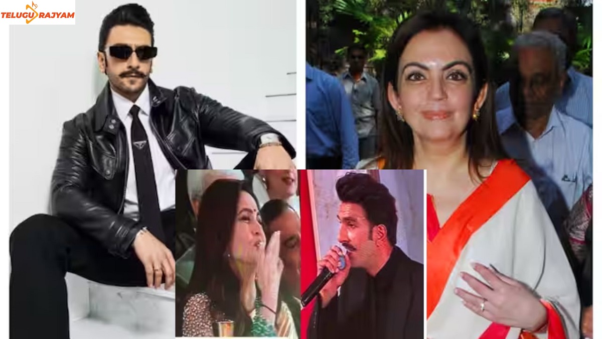 రణ్‌వీర్‌సింగ్‌కు ఫైయింగ్‌ కిస్‌ ఇచ్చిన నీతా అంబాని!