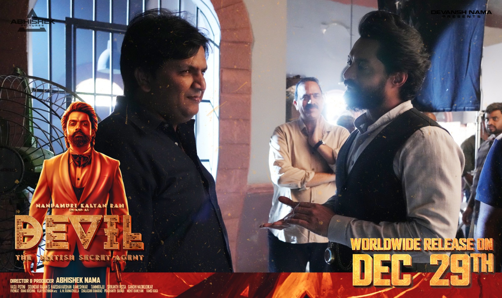 అందరి దృష్టిని ఆకర్షిస్తోన్న నందమూరి కళ్యాణ్ రామ్ స్పై థ్రిల్లర్ ‘డెవిల్’.. భారీ అంచనాలతో డిసెంబర్ 29న గ్రాండ్ రిలీజ్‌కి సిద్ధం