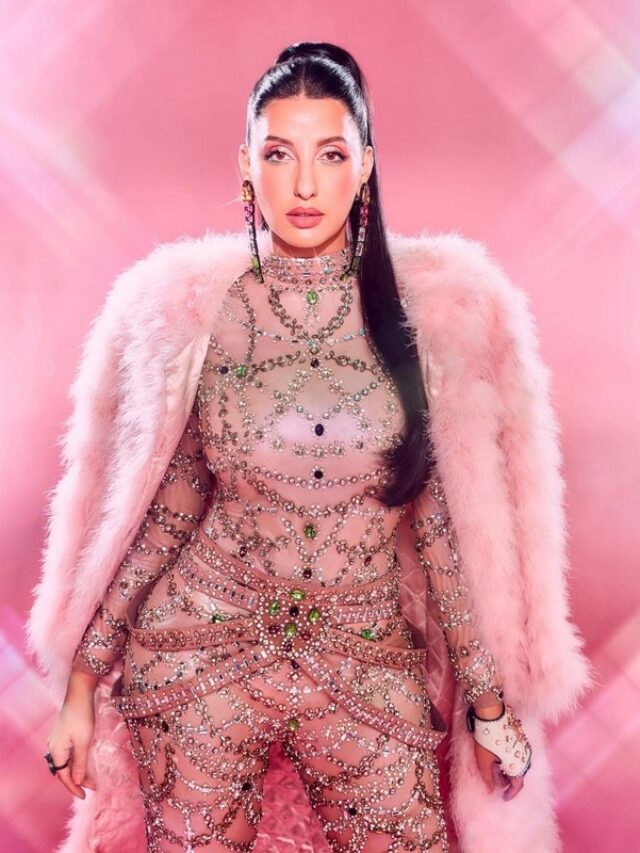 Nora Fatehi Hottest Stills in Designer Outfit