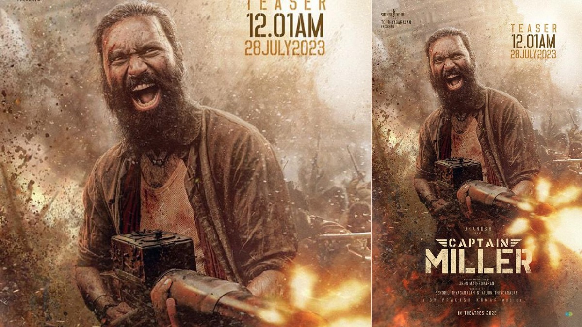ధనుష్‌ ‘కెప్టెన్‌ మిల్లర్‌’ ఫస్ట్‌ లుక్‌ రిలీజ్‌!