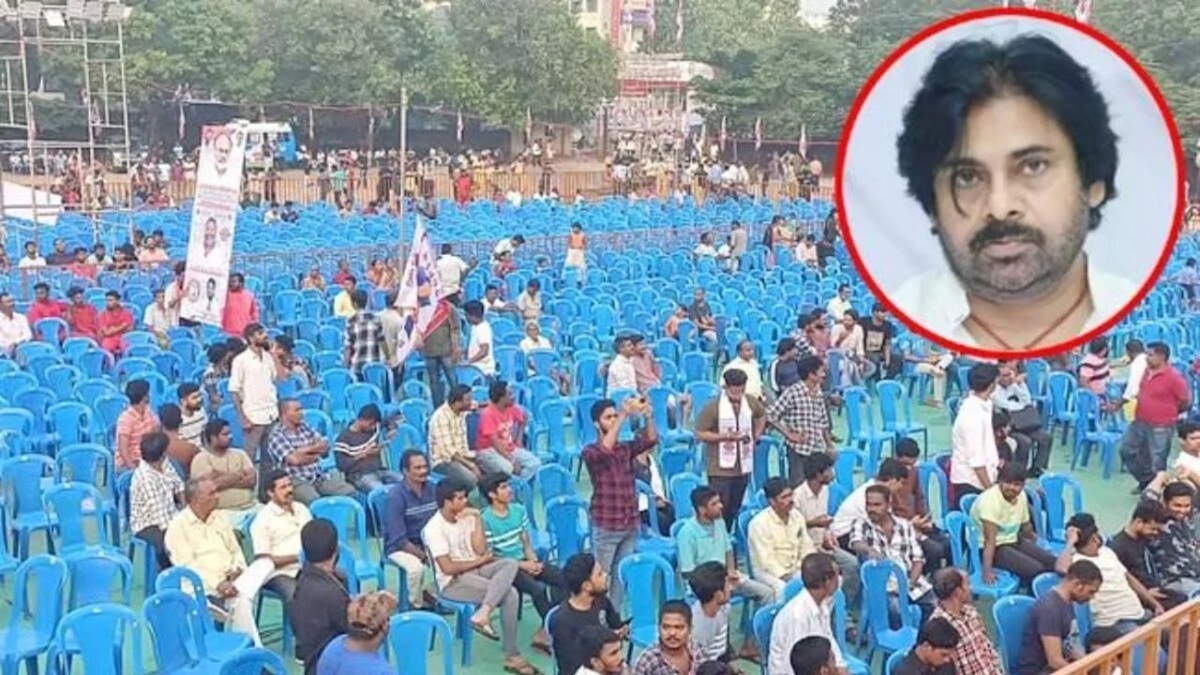 పవన్ కళ్యాణ్ సభల్లో ఖాళీ కుర్చీలట.! వైసీపీ సెల్ఫ్ గోల్.!