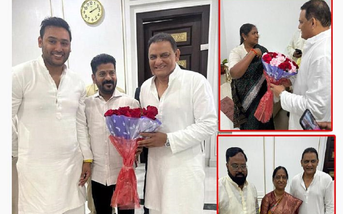 రేవంత్ రెడ్డికి నూతన సంవత్సరం శుభాకాంక్షలు తెలిపిన అజహరుద్దీన్