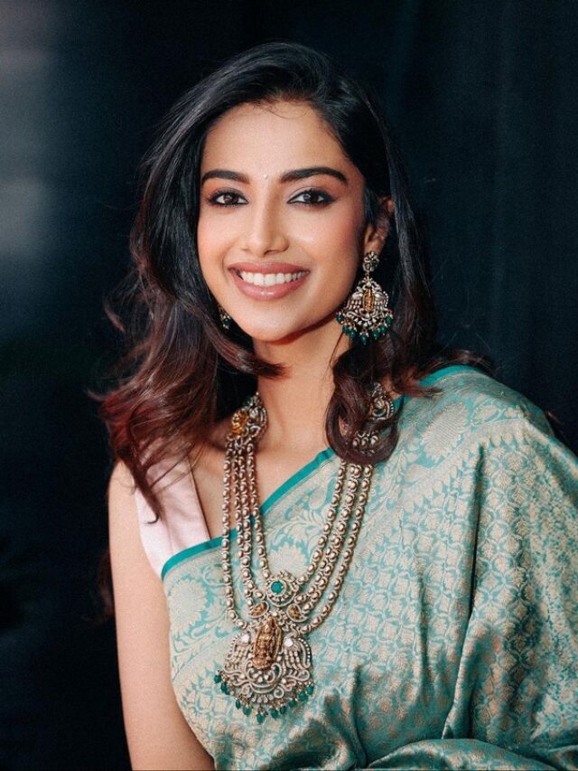 Meenaakshi Chaudhary  Saree Clicks