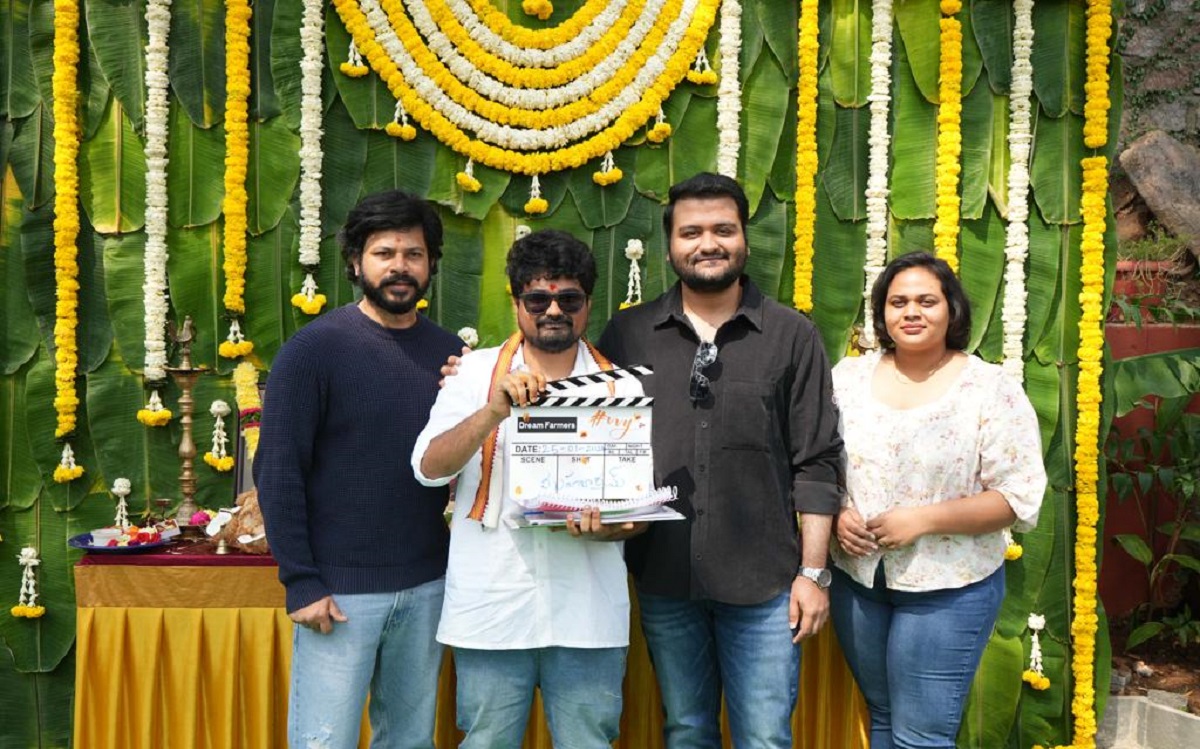 ETV విన్ సహకారంతో డ్రీమ్ ఫార్మర్స్ ప్రొడక్షన్ నెం.4 పూజా కార్యక్రమాలతో ప్రారంభం