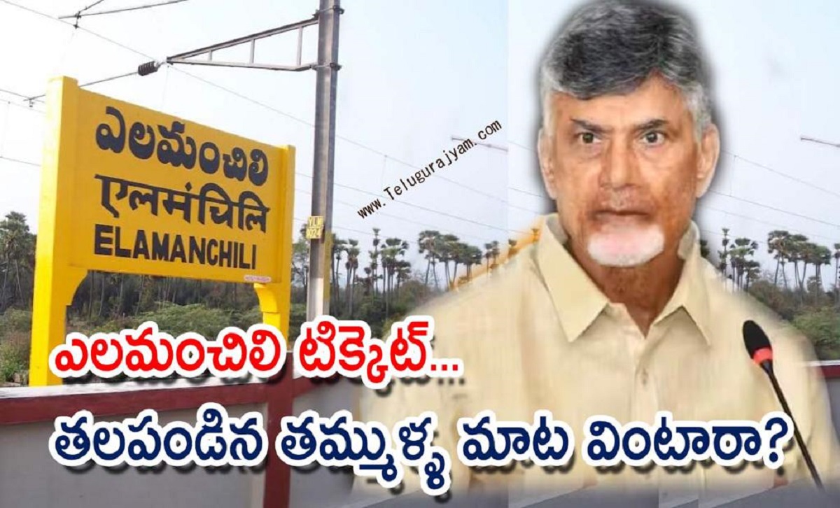 ఎలమంచిలి టిక్కెట్… తలపండిన తమ్ముళ్ళ మాట వింటారా?