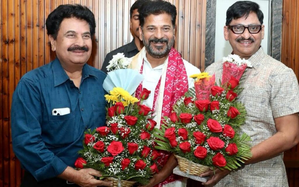 ముఖ్యమంత్రి రేవంత్ రెడ్డిని కలిసిన ఎస్.వి కృష్ణారెడ్డి - అచ్చిరెడ్డి ...