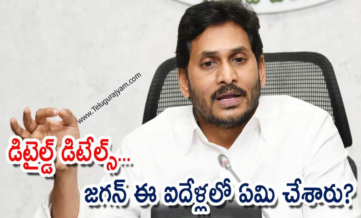 డిటైల్డ్ డిటేల్స్… జగన్ ఈ ఐదేళ్లలో ఏమి చేశారు?